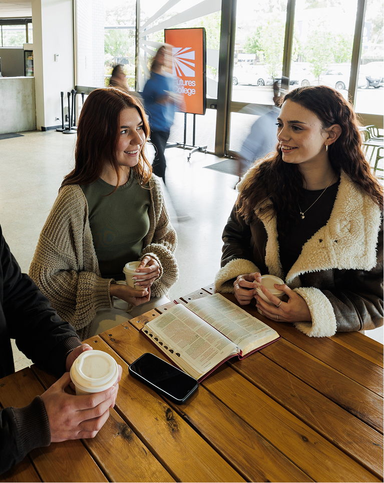 Young Christian seeking deeper biblical study beyond Sunday attendance